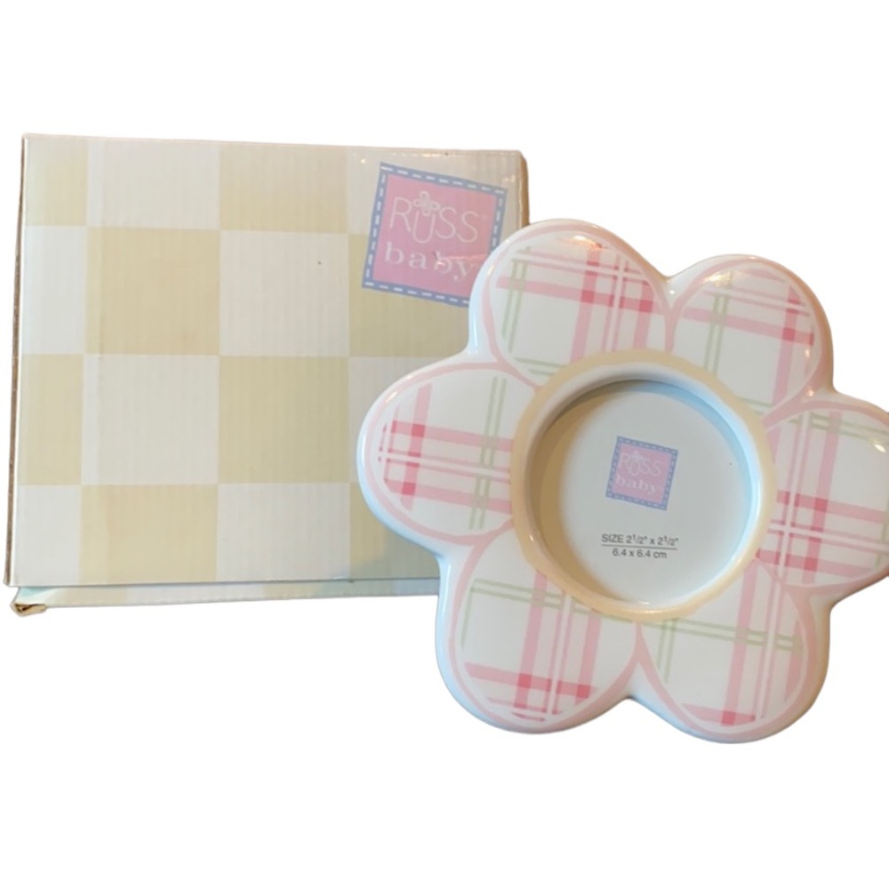 Russ Baby Flower Frame NIB